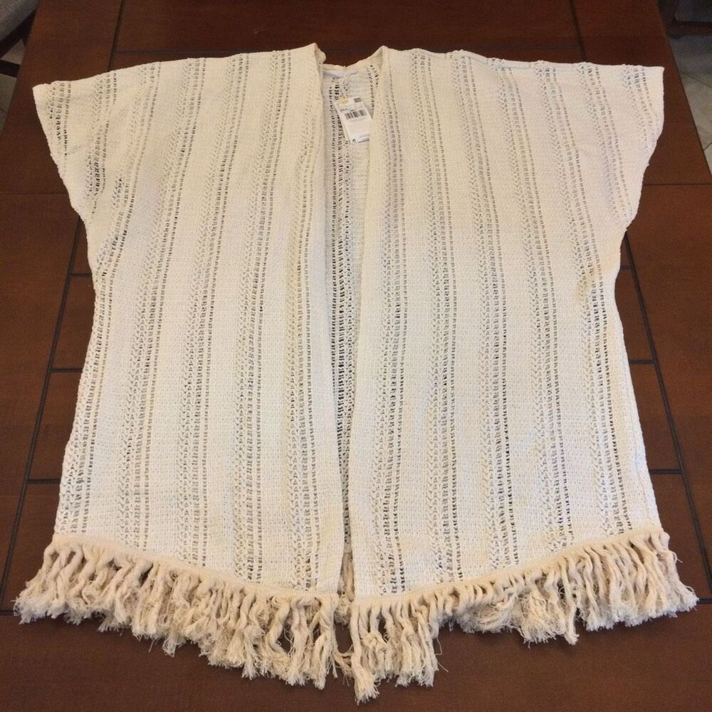 NWT MNG Mango knit open cardigan kimono xs/s oversized